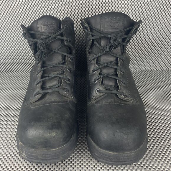 Timberland PRO Titan 6 Boots Mens 13 M Black Leather Composite Toe Lace Up main image 10